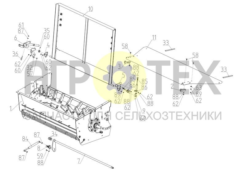 Блок измельчителя (T500.14.02.000Ф) (№85 на схеме)